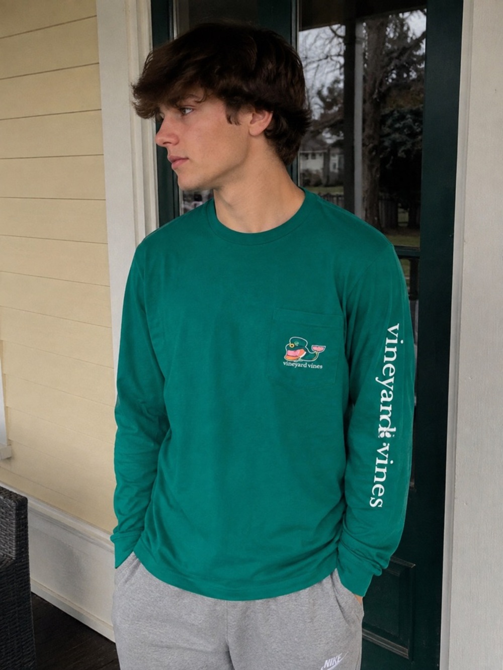 🍀 Vineyard Vines St. Patrick’s Day Long Sleeve – Youth 16